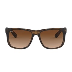 RAY BAN - Gafas de sol RB4165 para Hombre . Marco Rubber Light Havana Lente Brown Gradient Dark Brown