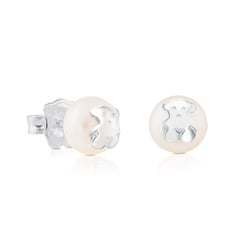 TOUS - Aretes Para Mujer con Pearl kaos Icon Plata