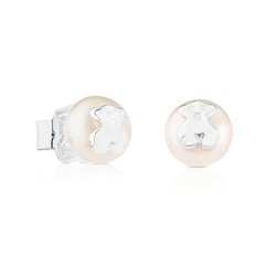 TOUS - Aretes Para Mujer con Pearl kaos Icon Plata