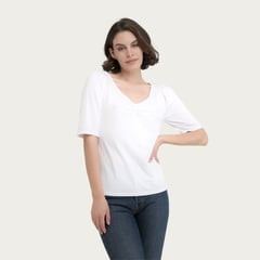 GAP - Blusa para Mujer Manga corta de Algodón