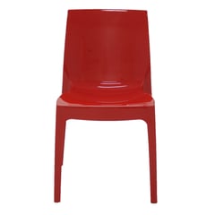 TRAMONTINA - Silla de Comedor Moderna en Polipropileno Rojo (Incluye 1 Silla)