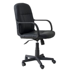 RTA MUEBLES - Silla de Escritorio para Casa u Oficina Ergonómica Negro