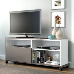 MULTIMOVEIS - Mueble de Televisión Moderno de 135 x 57 x 38 cm para Televisores de Hasta 32 Pulgadas,