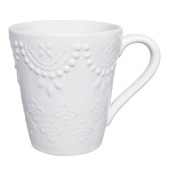 OXFORD - Taza Cerámica Dallas Blanco 8.5 x 9.8 cm