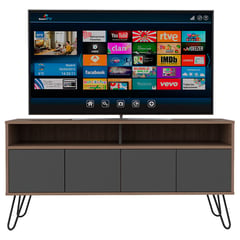 RTA MUEBLES - Mueble de Televisión Moderno de 123.5 x 60.5 x 38.5 cm para Televisores de Hasta 50 Pulgadas,