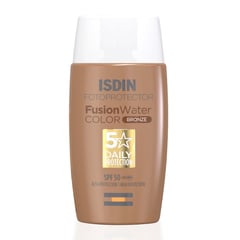 ISDIN - Bloqueador Solar Fusion Water Color Bronze para Todo tipo de piel 50 ml