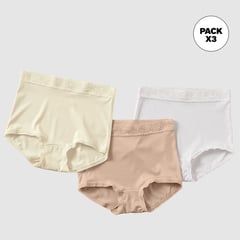 LEONISA - Calzón pack bikini Pack de 3 para Mujer