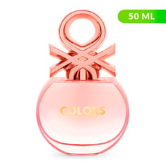 BENETTON - Perfume Colors Rosé Mujer 50 ml EDT