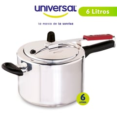 UNIVERSAL - Olla a Presión Aluminio 6 lt