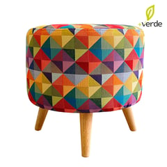 DKO DESIGN - Puff Moderno en Tela 41 x 42 cm