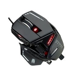 MAD CATZ - Mouse Gamer R.A.T 8+ con cable USB | 11 botones programables | 16000 DPI | Mouse ergonómico. Compatibilidad universal