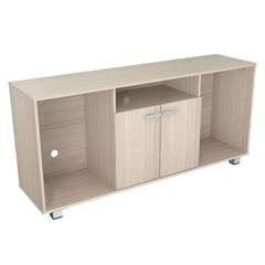 INVAL - Mueble de Televisión Moderno de 140 x 65 x 36 cm para Televisores de Hasta 60 Pulgadas,