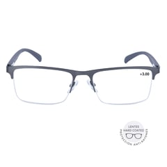 ZOOM TO GO - Gafas de lectura para hombre. Policarbonato gris plomo