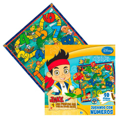 JAKE & NEVERLAND PIRATES - Juego de Mesa Educativo Jugando Con Números