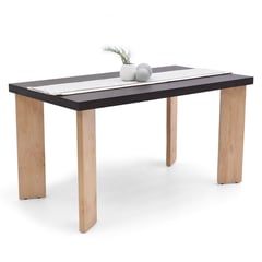 MICA - Mesa de Comedor Moderna para 6 personas en Aglomerado MDP Rectangular