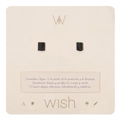 WISH - Aretes Turmalina Negra