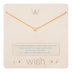 WISH - Collar Oro 3 Argollas