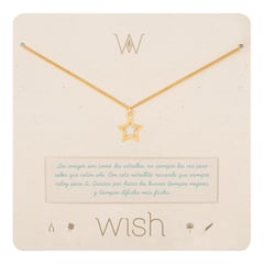 WISH - Collar Oro Estrella Amigas