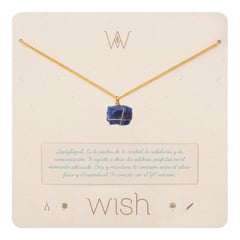 WISH - Collar Oro Lapislazuli