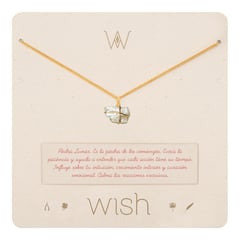 WISH - Collar Oro Piedra Lunar