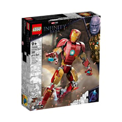 LEGO - Set de FIGURA IRON MAN por 381 Piezas para mayores 9 años