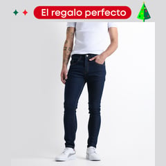 BEARCLIFF - Jean 5 Bolsillos Hombre Skinny de Algodón