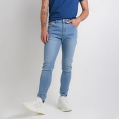 BEARCLIFF - Jean 5 Bolsillos Hombre Skinny de Algodón