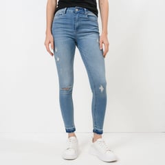 BASEMENT - Jean Skinny para Mujer Tiro alto de Algodón