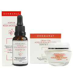 DERMANAT - Set Cuidado Facial Rosa Mosqueta incluye : 2 Productos