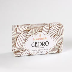 INMARCESIBLE - Jabón Barra 200 g Cedro