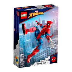 LEGO - Set de FIGURA SPIDER-MAN por 258 Piezas para mayores 8 años