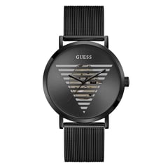 GUESS - Reloj para Hombre Idol. Reloj análogo Negro Acero inoxidable