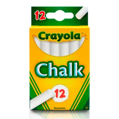 CRAYOLA - Tizas Blancas Antialérgicas