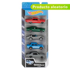 HOT WHEELS - Pack 5 Carros Surido: Producto Aleatorio