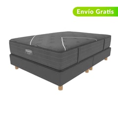 BEAUTYREST SIMMONS - Colchón con Base Cama Semidoble Firmeza Media Ortopédico Resortado C-Class 120 x 190 cm Beautyrest - Compra Sin Interes, Te Devolvemos el 100% de los Intereses Pagando a 3, 6, 12 o 24 Cuotas con Tarjeta CMR Banco Falabella