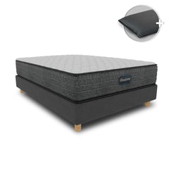 BEAUTYREST SIMMONS - Colchón con Base Cama Semidoble Firme Ortopédico Resortado Select Firm 120 x 190 cm + Almohada Beautyrest - Devolución de Intereses Pagando con Tarjeta CMR Banco Falabella a 6, 12 o 24 Cuotas del 5 al 31 de Julio de 2024