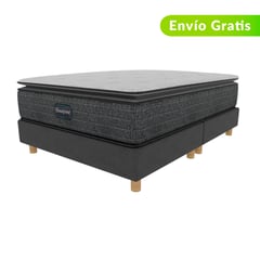 BEAUTYREST SIMMONS - Colchón con Base Cama Semidoble Firmeza Suave Ortopédico Resortado con Pillow Select Pt 120 x 190 cm Beautyrest - Compra Sin Interes, Te Devolvemos el 100% de los Intereses Pagando a 3, 6, 12 o 24 Cuotas con Tarjeta CMR Banco Falabella