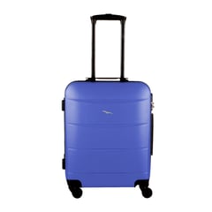 LUGANO - Maleta de Viaje Pequeña Rigida 10 Kg de Capacidad. Equipaje para Cabina color Azul. Con Ruedas 360 y Candado TSA