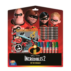 LOS INCREIBLES - Set de útiles Escolar 20 Piezas Los Increíbles