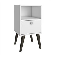 MULTIMOVEIS - Mesa de noche Aglomerado 33 x 35 cm - Mueble