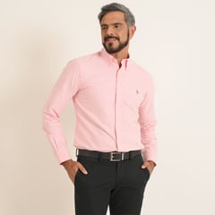 RALPH LAUREN - Camisa Hombre De Rayas Manga larga Regular de Polo