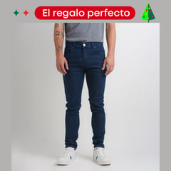 BEARCLIFF - Jean 5 Bolsillos Hombre Skinny de Algodón