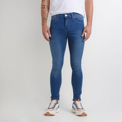 BEARCLIFF - Jean 5 Bolsillos Hombre Skinny de Algodón