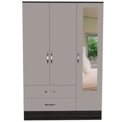 RTA MUEBLES - Closet Moderno en Aglomerado MDP 3 Puertas 2 Cajones 180 x 120 x 50 cm RTA Design - Mueble