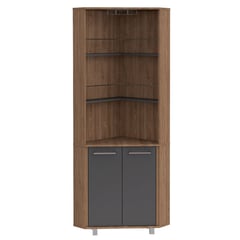 RTA MUEBLES - Mueble de Bar Moderno 186 x 56.6 x 56.6 cm