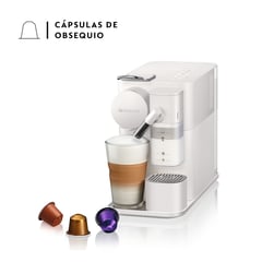 NESPRESSO - Cafetera con cápsulas Lattissima One White