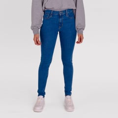 LEVIS - Jean Super skinny para Mujer Tiro alto de Algodón