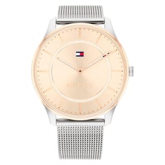 TOMMY HILFIGER - Reloj para Mujer 1782530 . Reloj Análogo Acero inoxidable Plateado