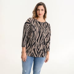 CARMAKOMA - Blusa para Mujer Manga larga