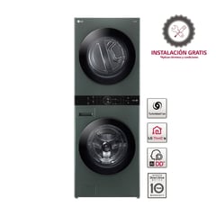 LG - Torre de lavado 22 kg Gas WashTower WK22GS6